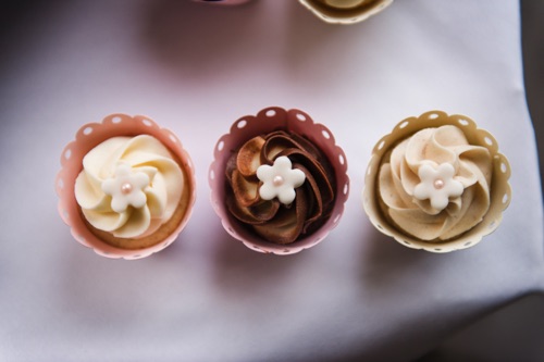 Vintage Coloured Mini Cupcakes